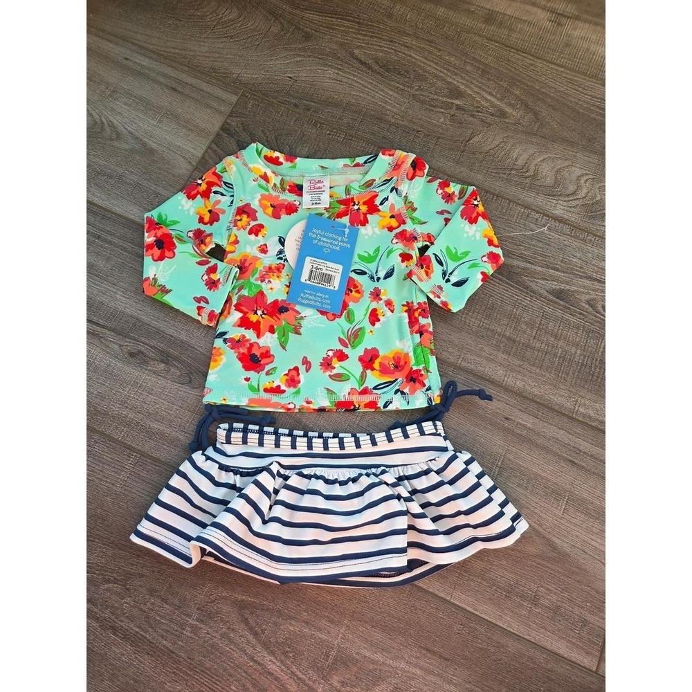 Rufflebutts baby girl swimsuit 3-6 mos